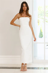 Serenade Of Love Strapless Maxi Dress