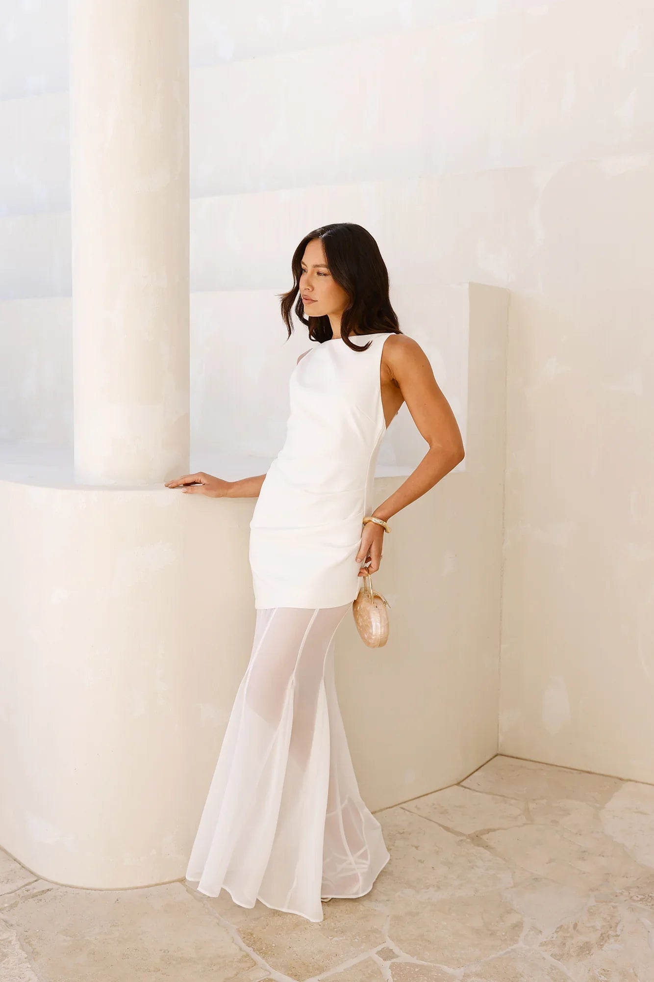 Modern Art Maxi Dress