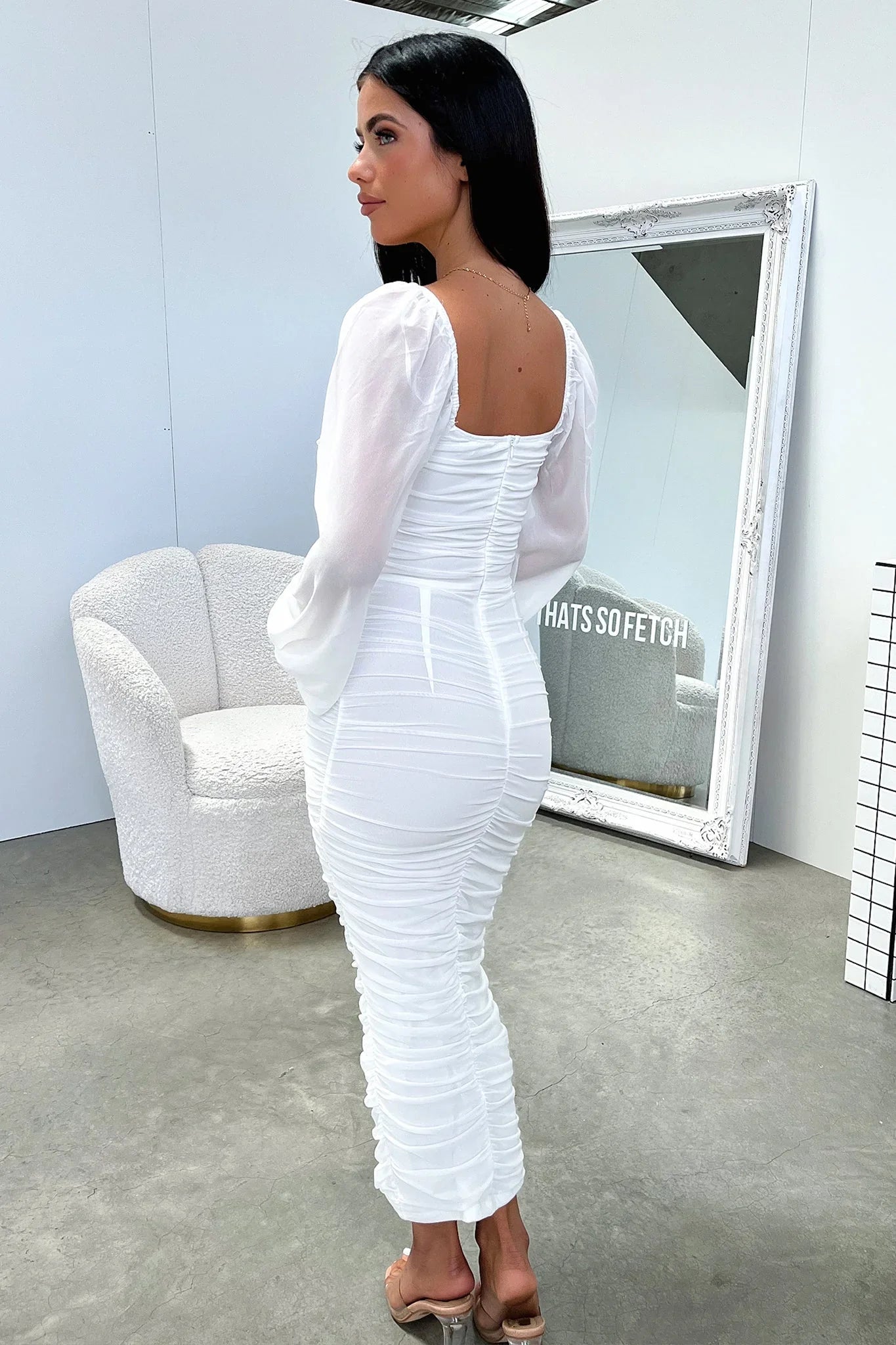 Octavia Maxi Dress - White
