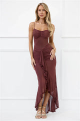 Shimmer In The Dark Mesh Maxi Dress