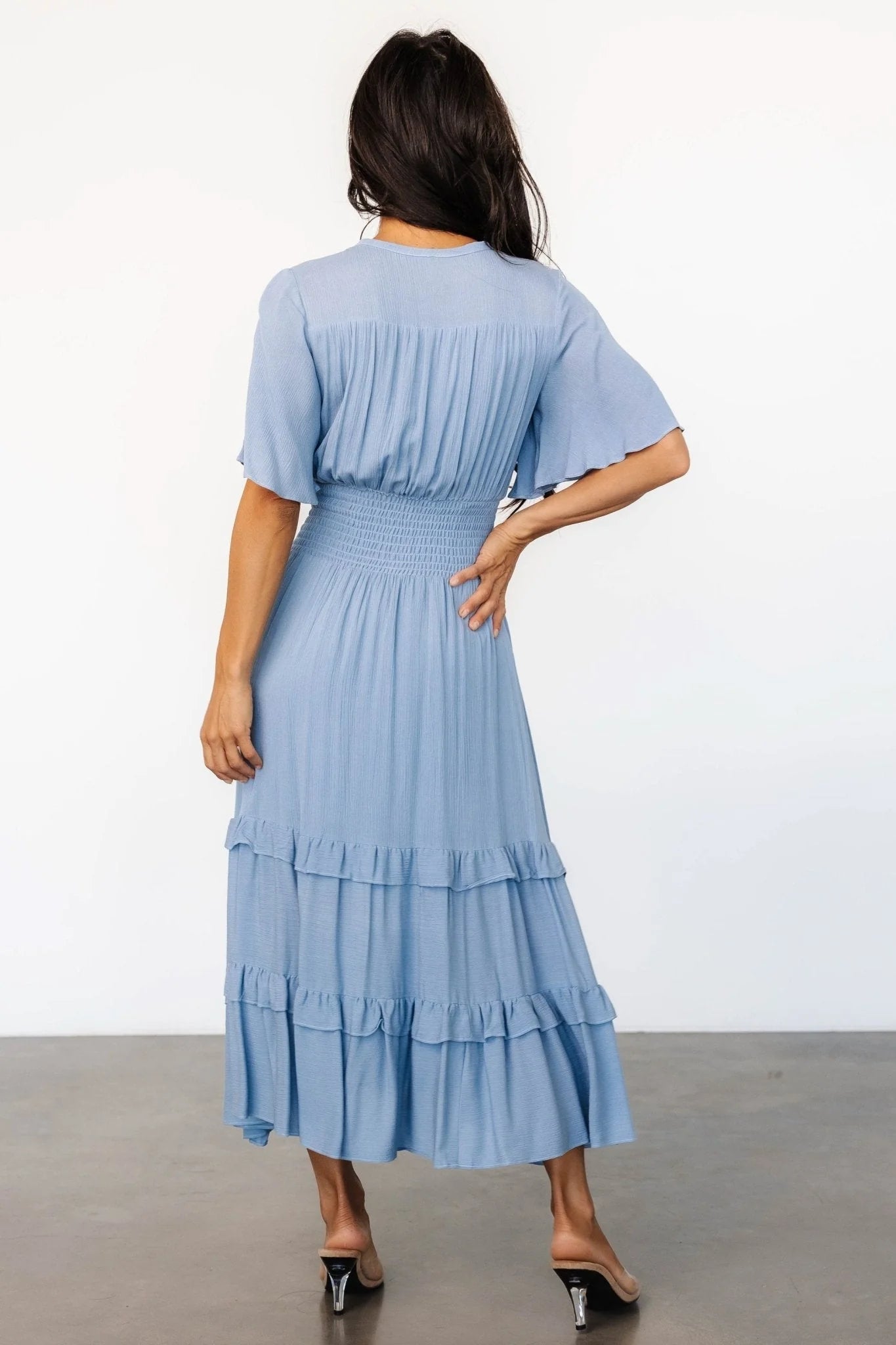 Spell Boho Midi Dress | Whisper Blue