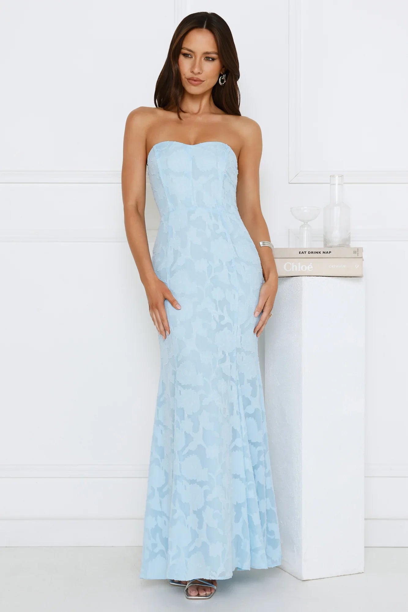 Sea Kissed Strapless Maxi Dress
