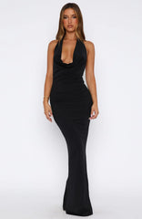 Vacation Time Maxi Dress Black