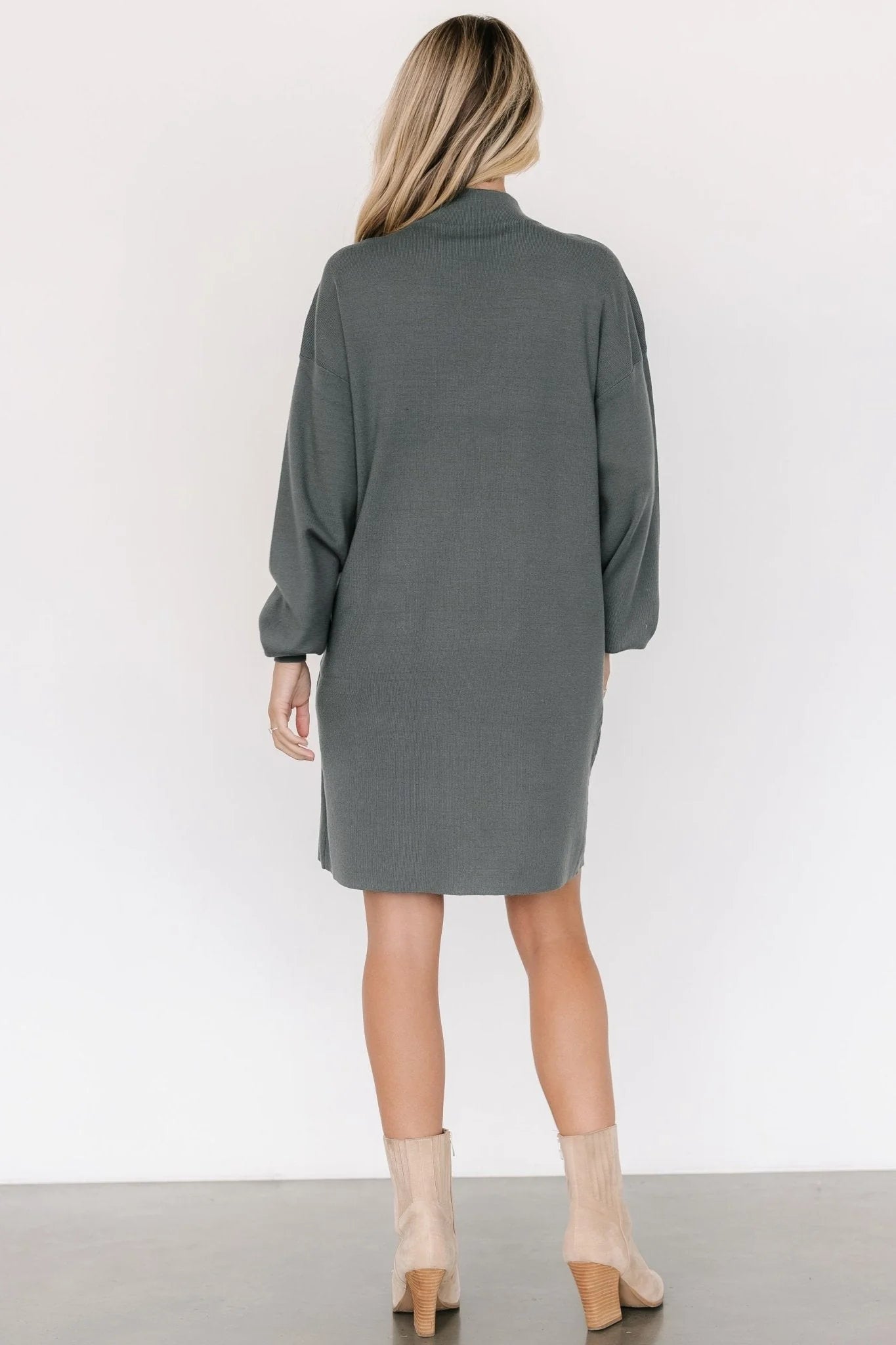 Jennings Sweater Dress | Winter Green