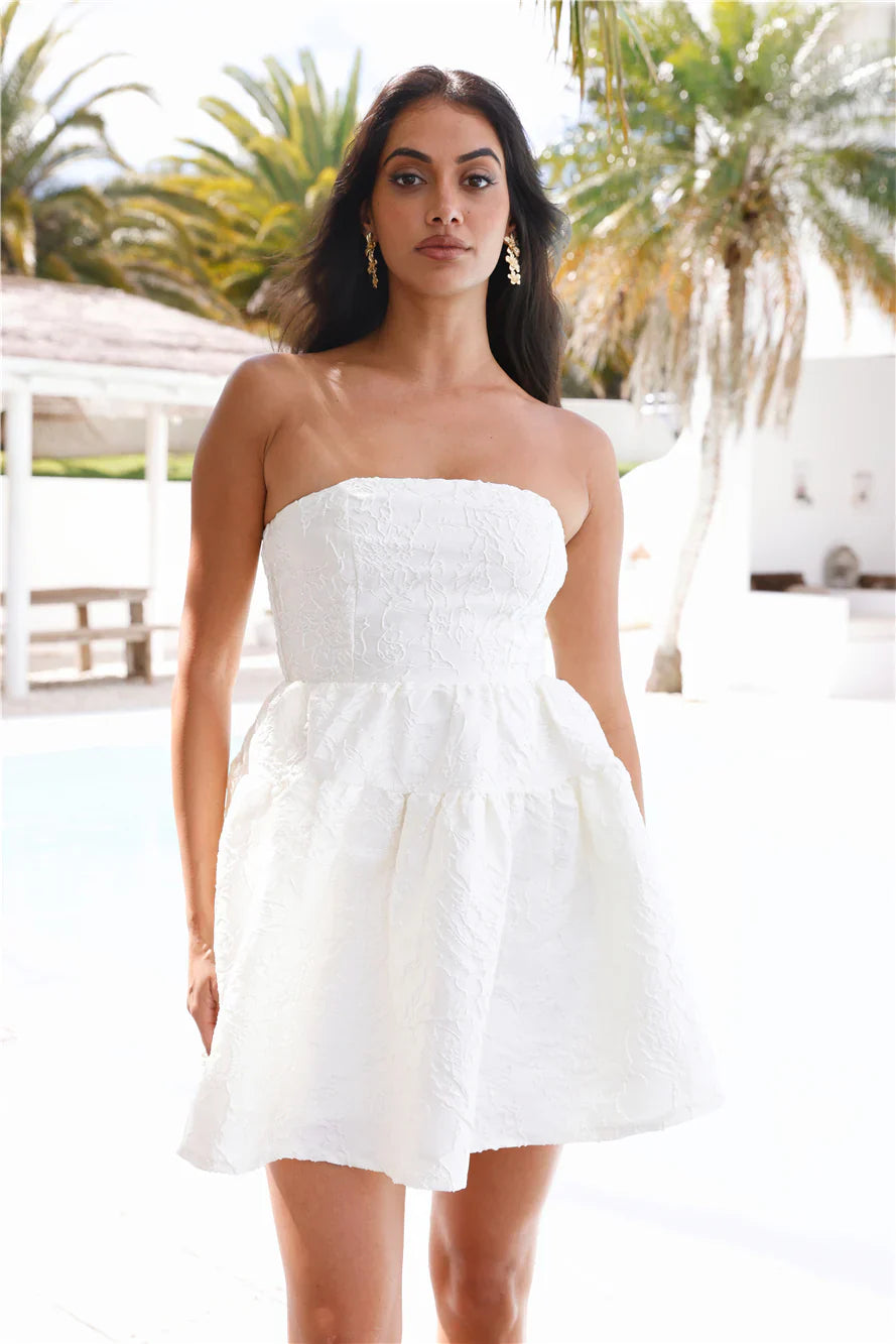 Silhouette Of Dreams Strapless Mini Dress