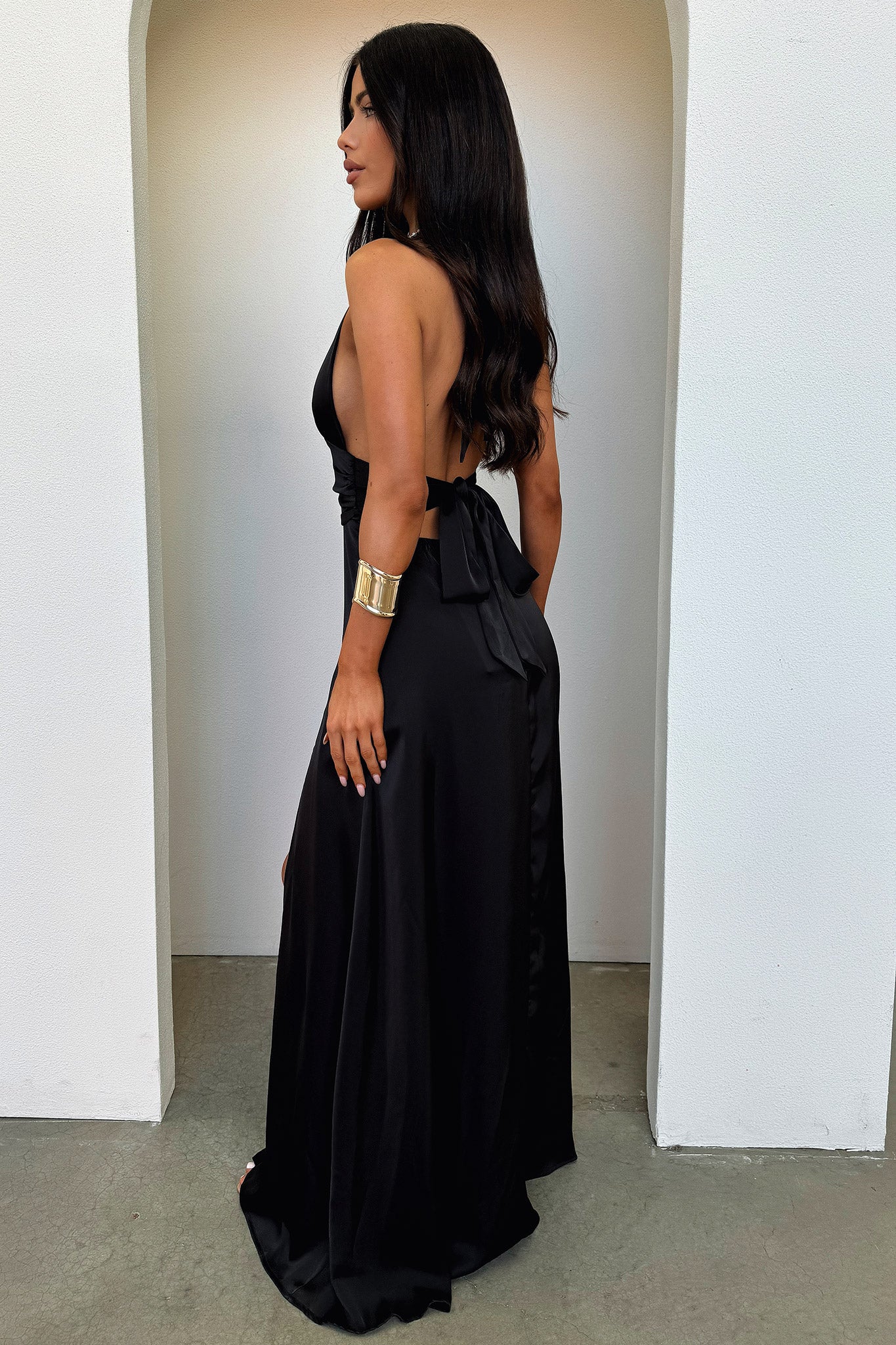 Neriah Maxi Dress - Black