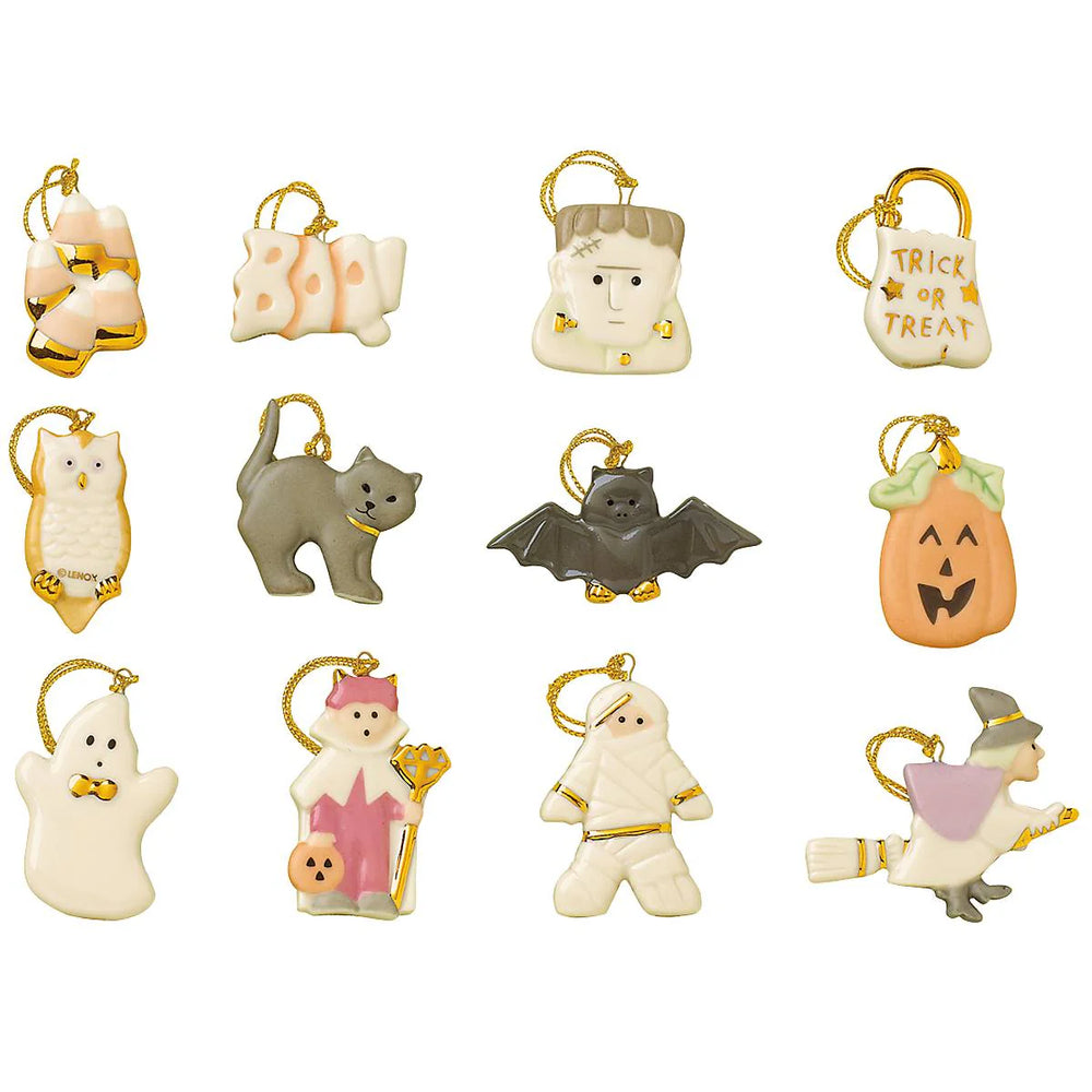 Trick Or Treat 12-Piece Ornament Set