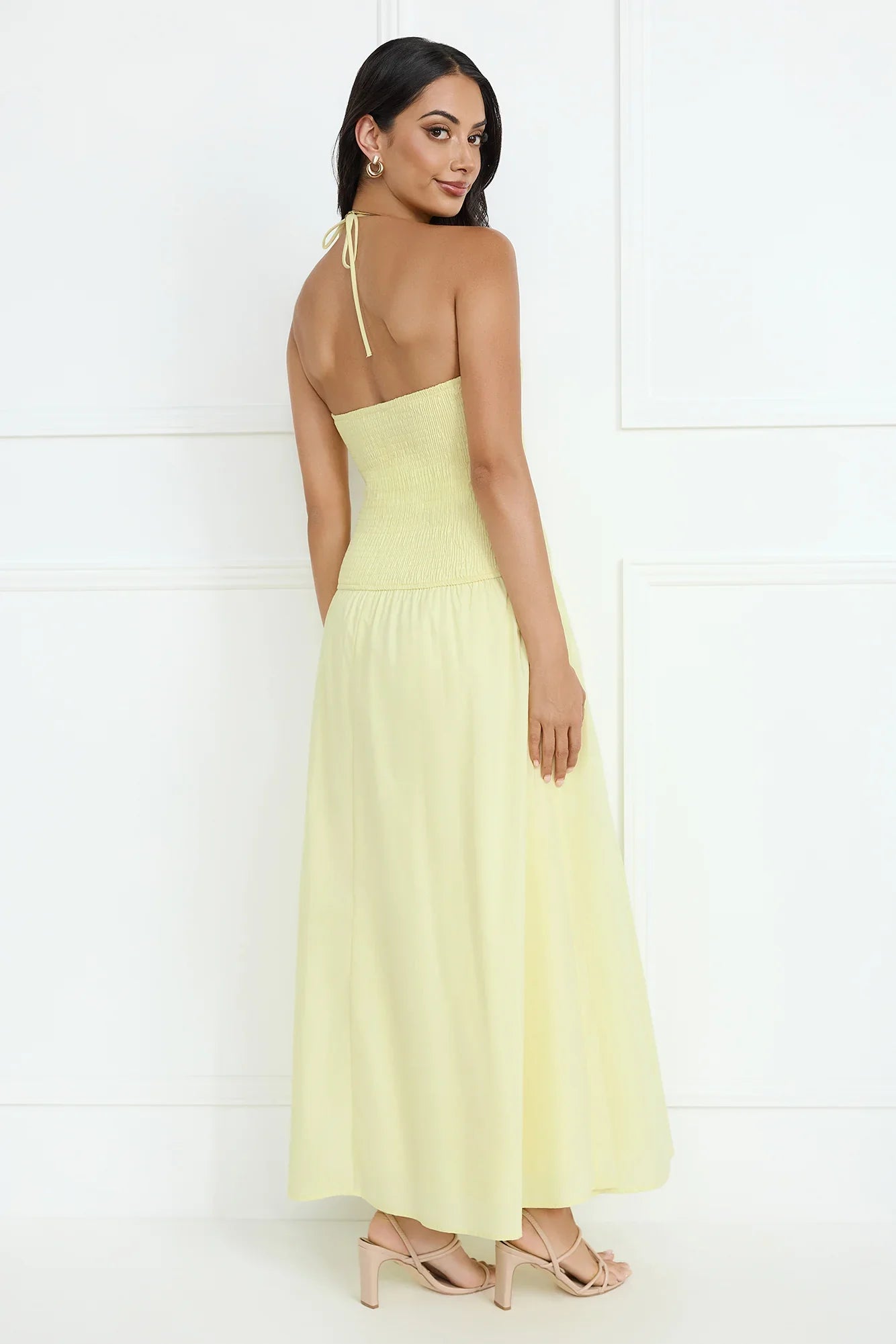 Unmatched Energy Halter Maxi Dress