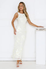 Vibe To It Mesh Maxi Dress